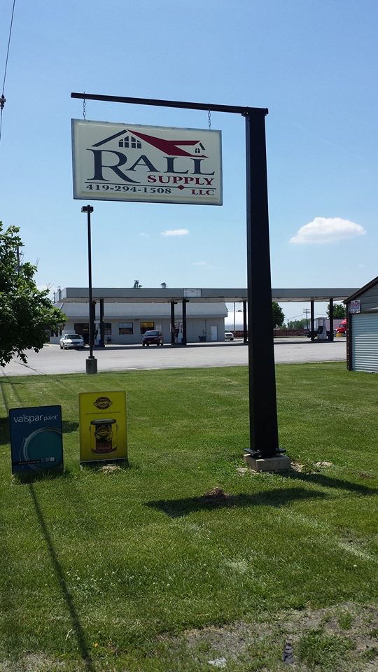Rall Supply sign